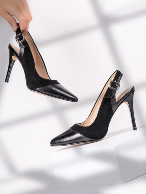 Escarpins cuir